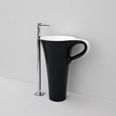 Свободно Стоящ Умивалник CUP Черен Гланц